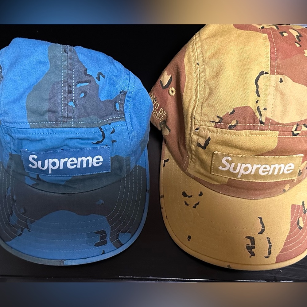Supreme camo adjustable cap